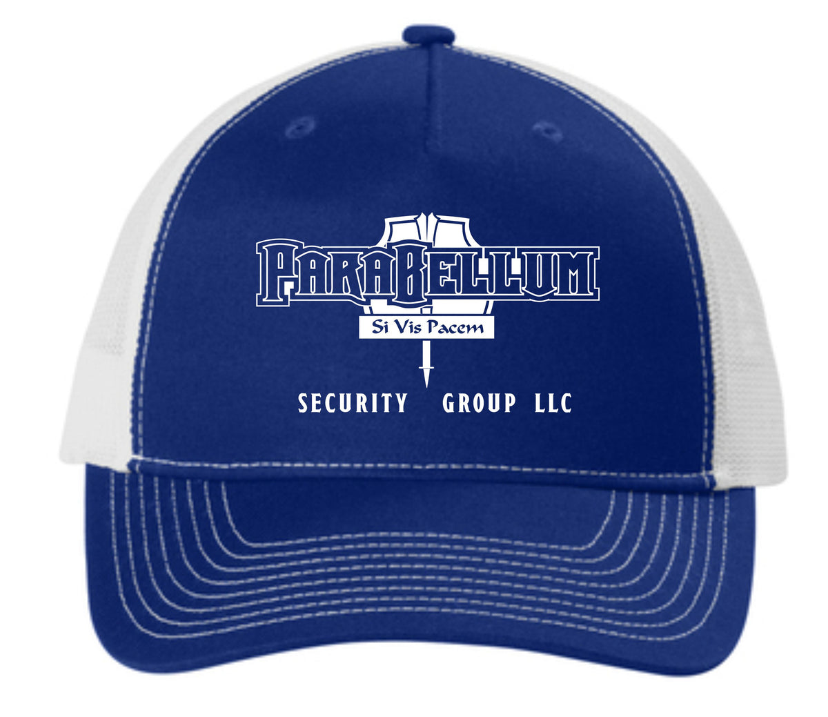 PSG BLUE TRUCKER MESH SNAPBACK HAT