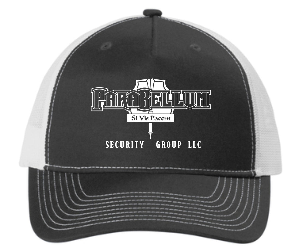 PSG GREY TRUCKER MESH SNAPBACK HAT