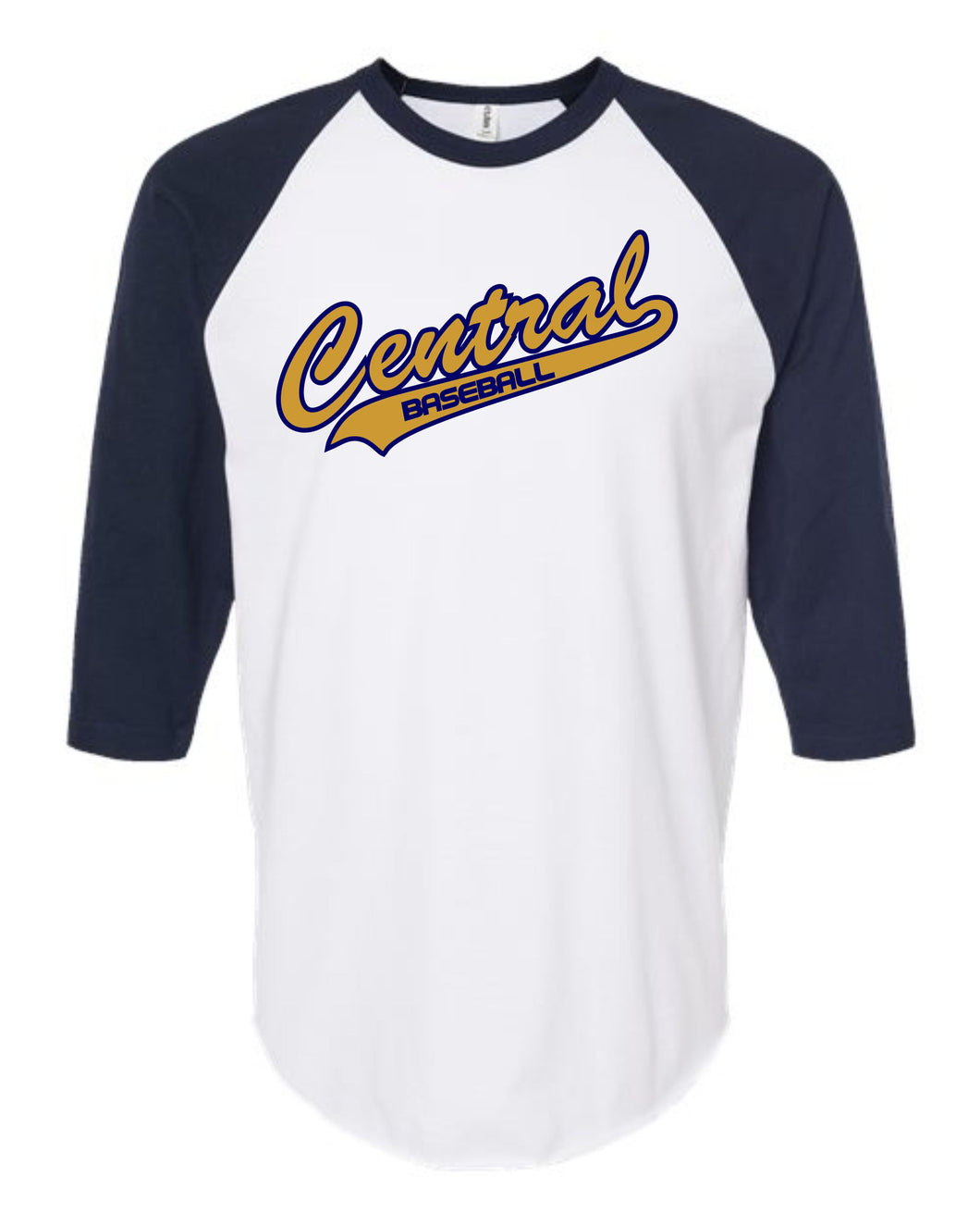 CB WHITE/NAVY RAGLAN SHIRT