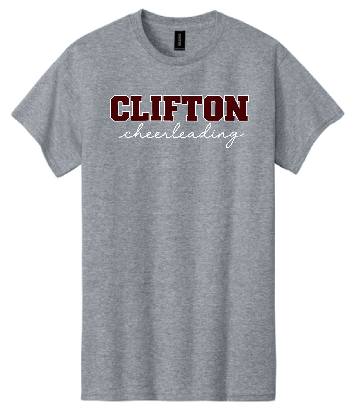 CHSC3 HEATHER GREY COTTON TEE