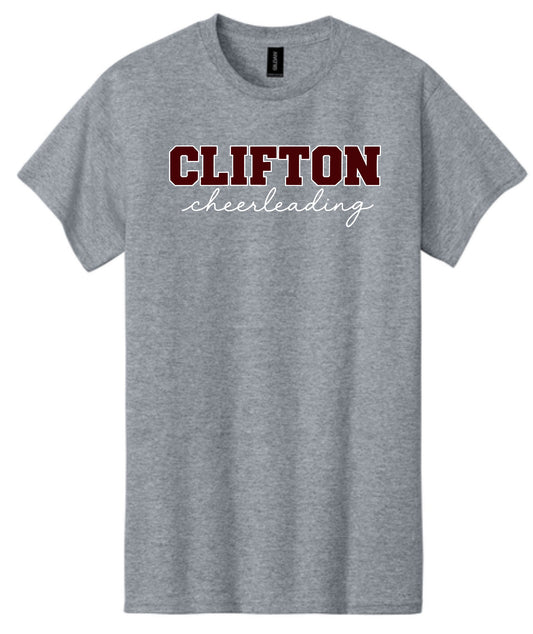 CHSC3 HEATHER GREY COTTON TEE