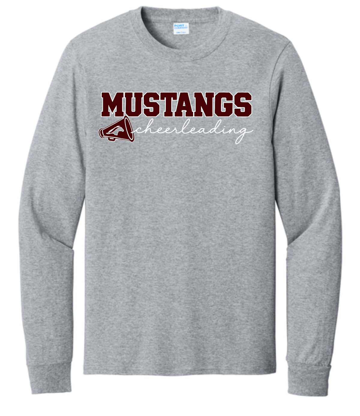 CHSC8 HEATHER GREY COTTON LONG SLEEVE