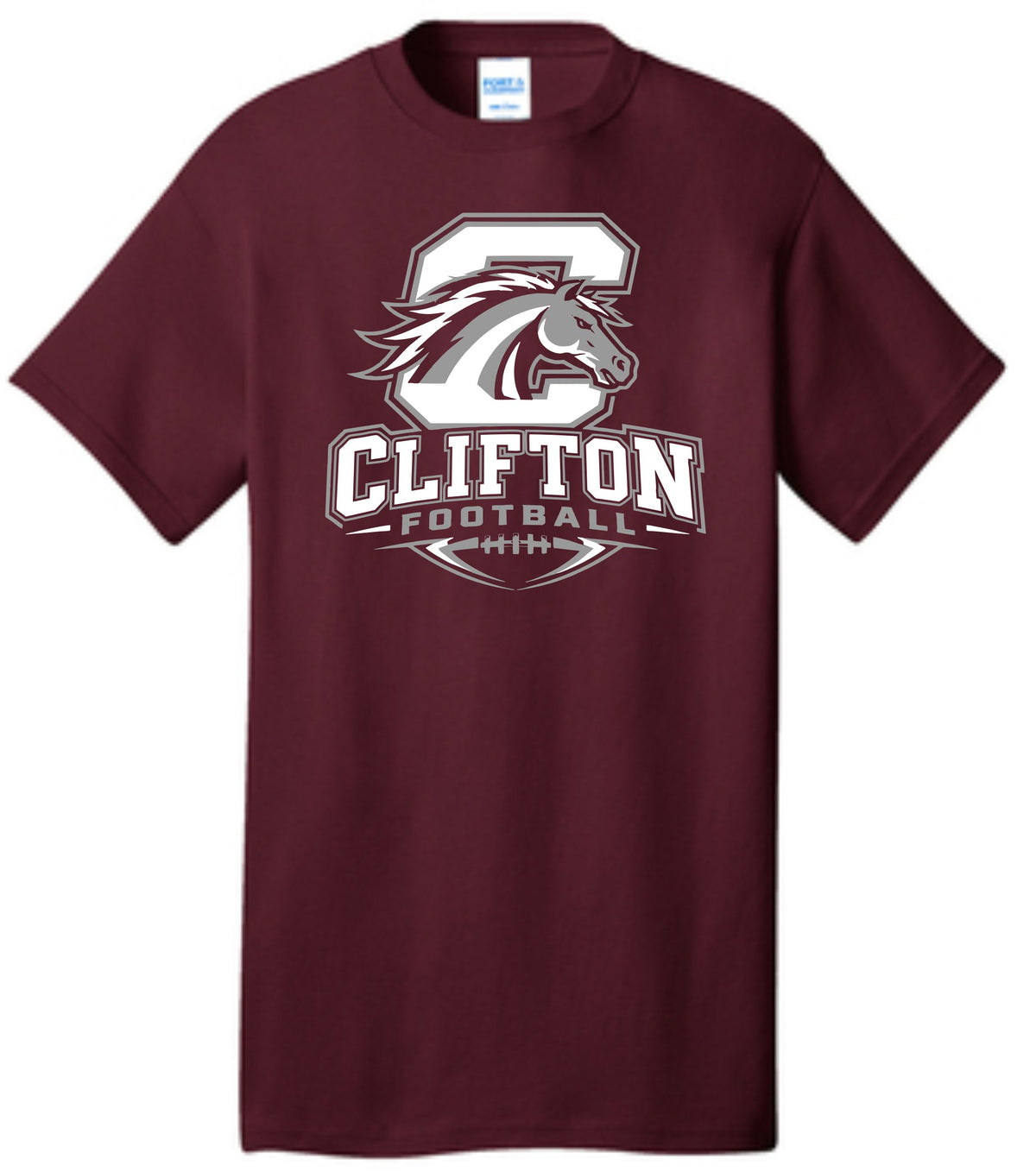 CJM26 MAROON COTTON TEE