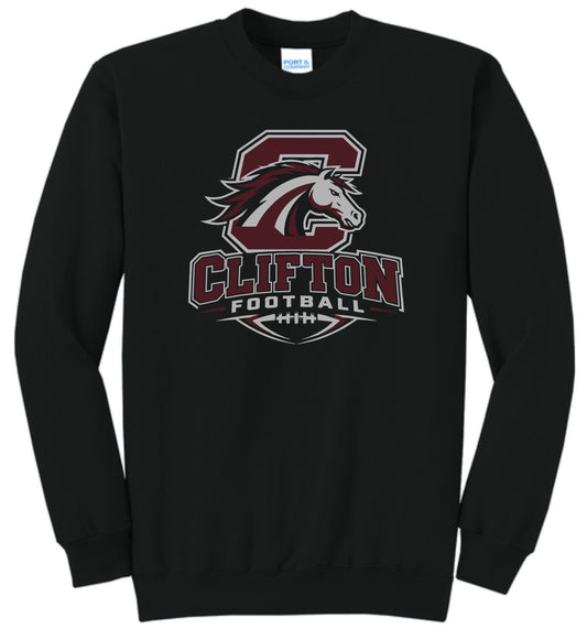 CJM BLACK CREW SWEATSHIRT