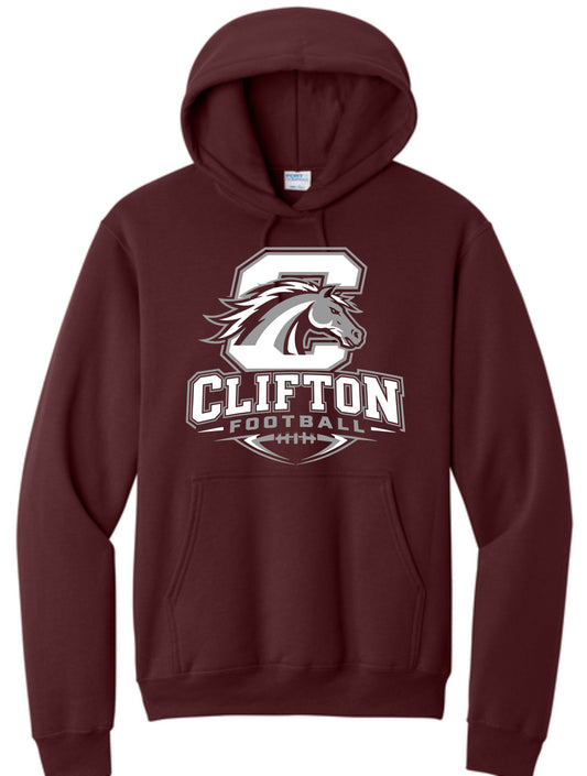 CJM MAROON HOODIE