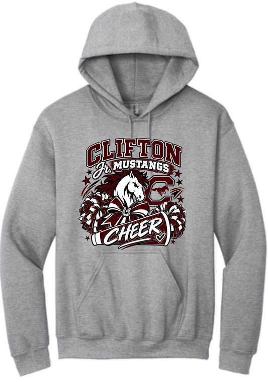 CJM CHEER 50/50 HOODIE GREY