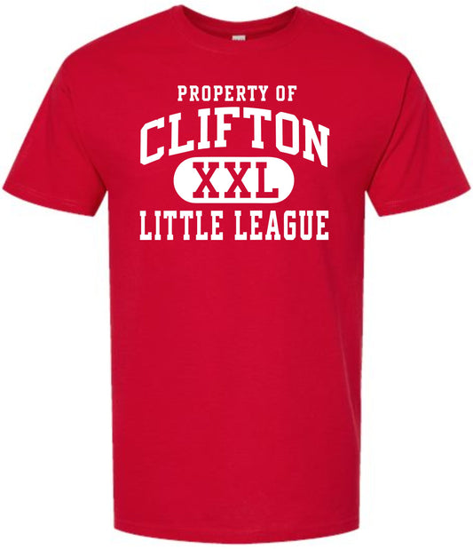 CLL RED COTTON TEE DESIGN 3