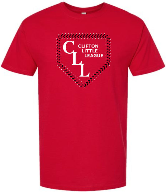 CLL RED COTTON TEE DESIGN 5