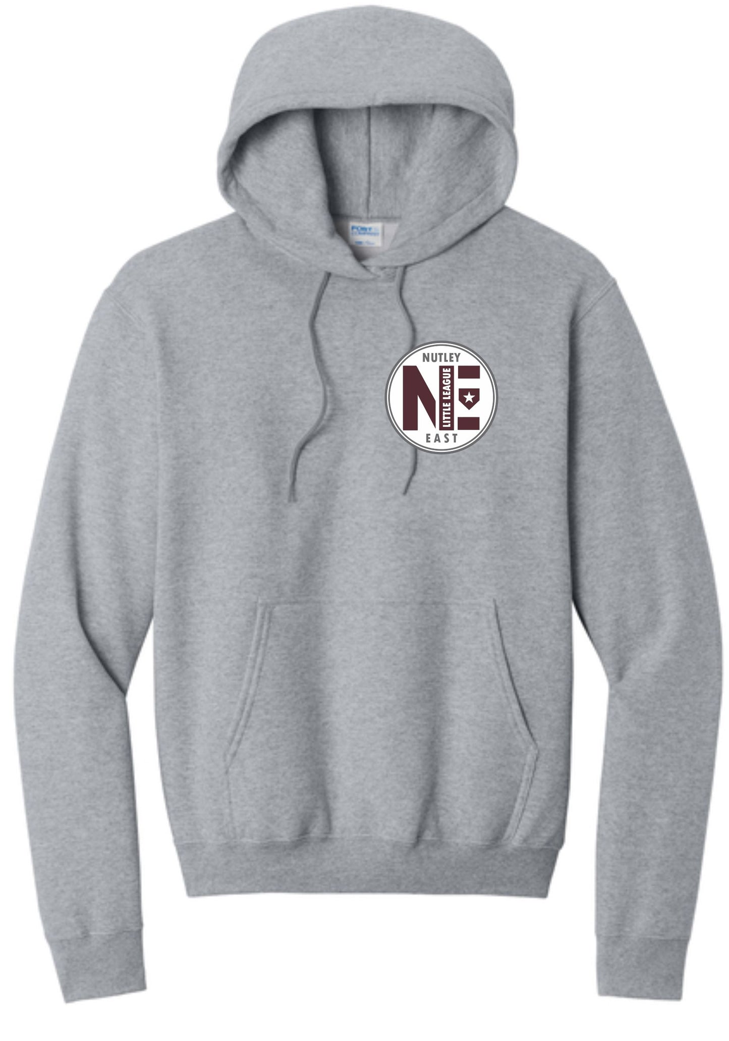 EAST LL HEATHER GREY HOODIE LEAGUE LOGO