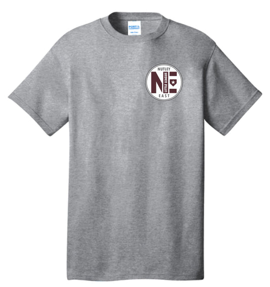 EAST LL HEATHER GREY TEE LEAGUE LOGO