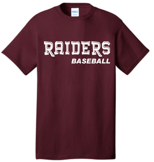 NHSB MAROON COTTON TEE