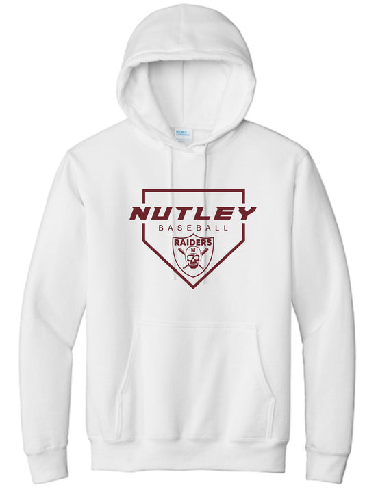 NHSB WHITE 50/50 HOODIE