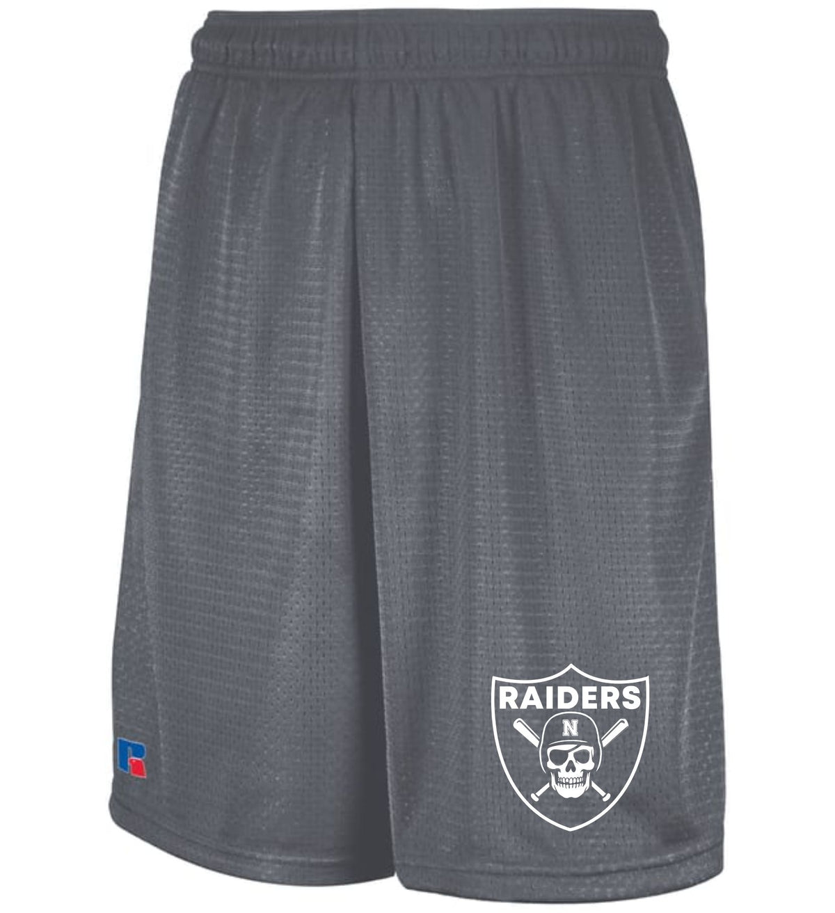 NHSB CHARCOAL POCKETED MESH SHORTS
