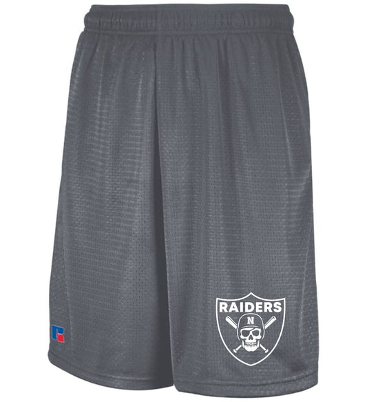 NHSB CHARCOAL POCKETED MESH SHORTS
