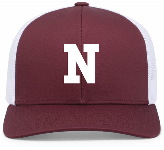 NHSB MAROON SNAPBACK TRUCKER HAT