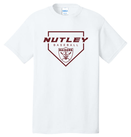 NHSB WHITE COTTON TEE
