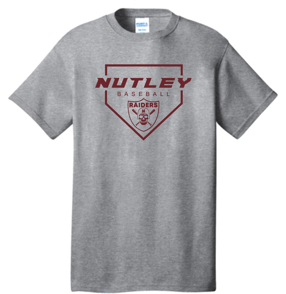 NHSB HEATHER GREY COTTON TEE