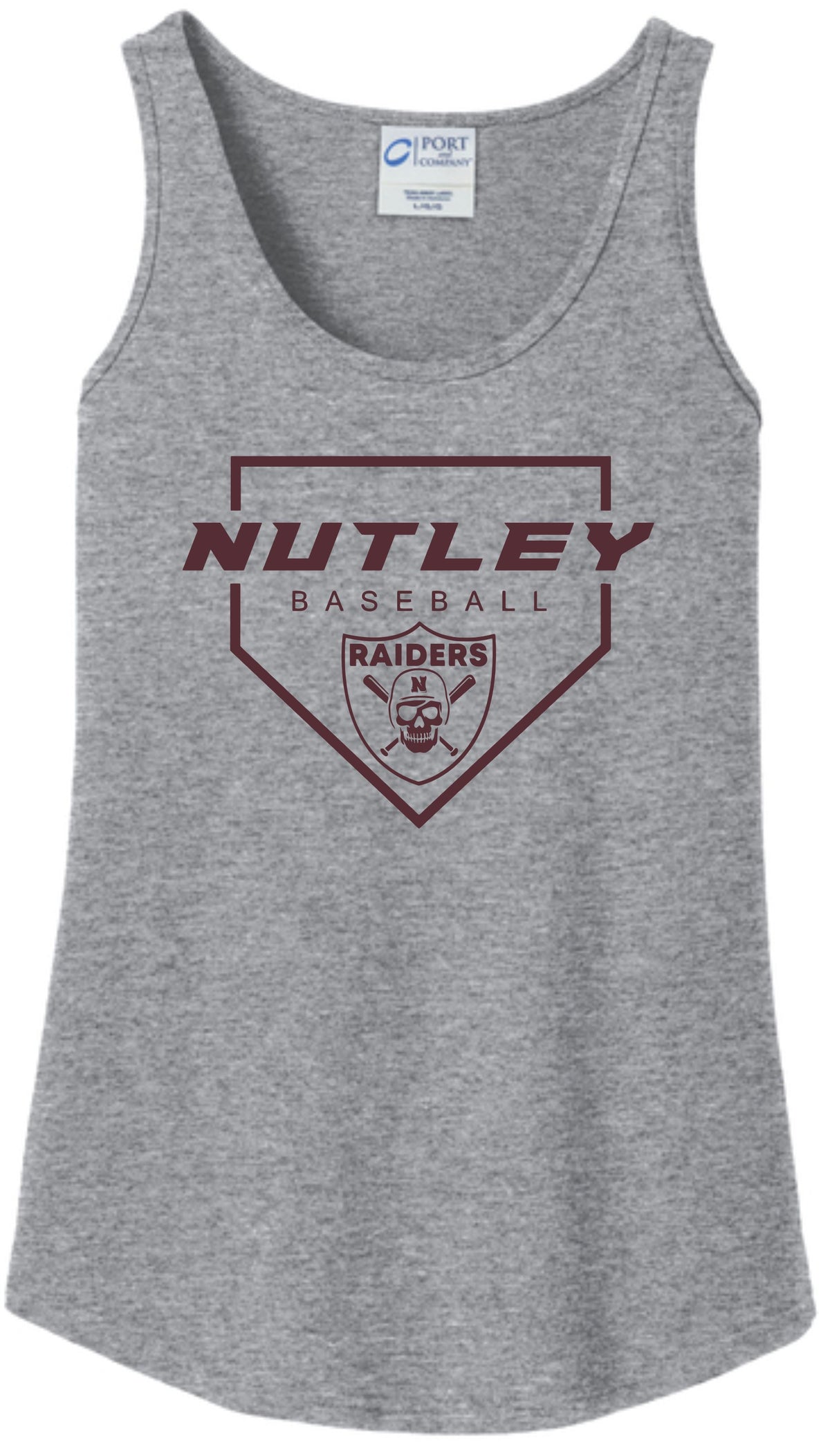 NHSB HEATHER GREY LADIES TANK