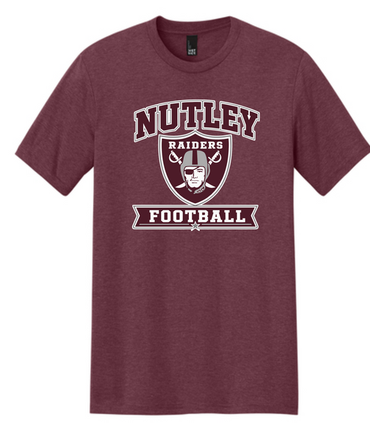 NHSF HEATHER MAROON TRIBLEND TEE
