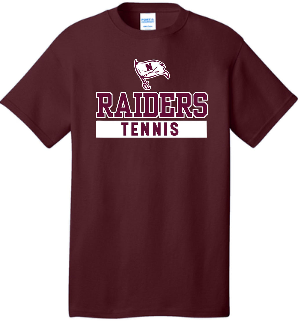NHST MAROON COTTON TEE