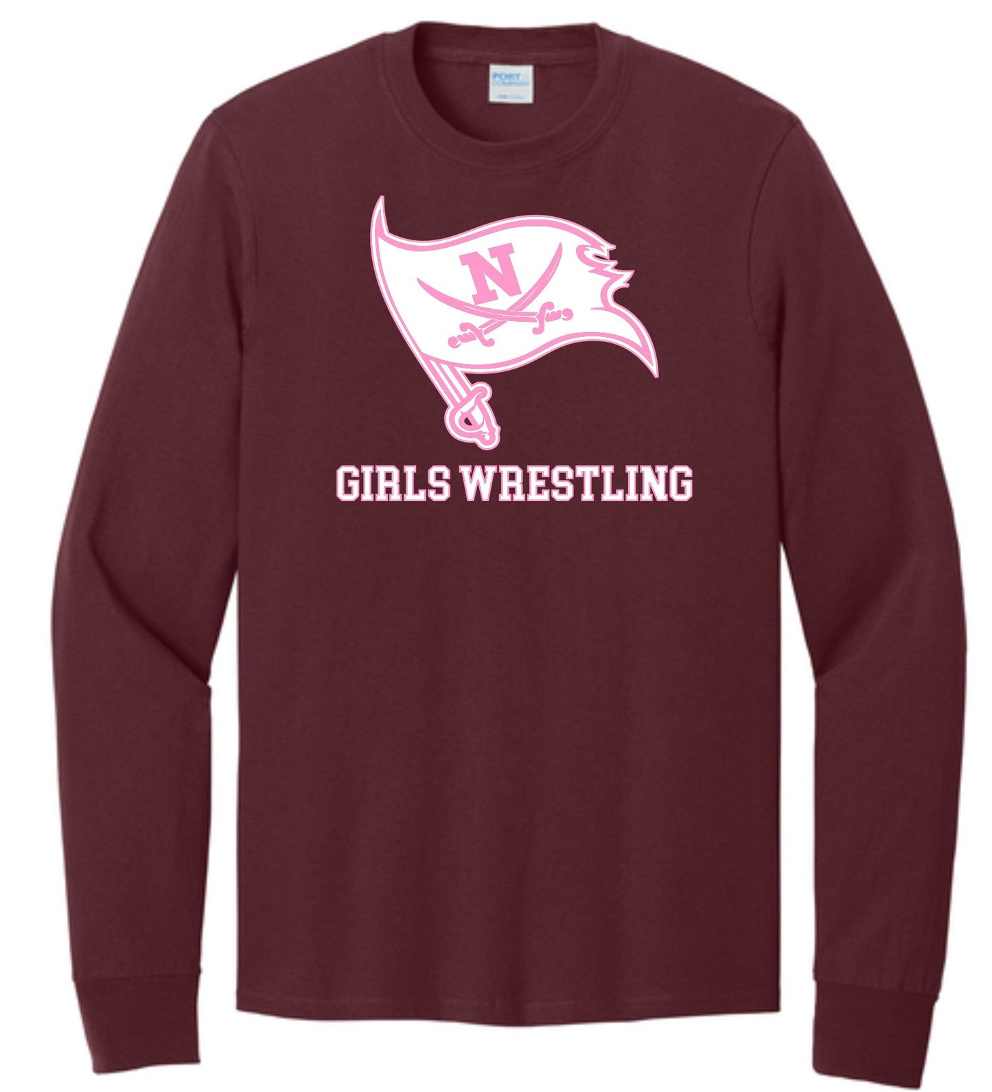 NHSW MAROON COTTON LONG SLEEVE