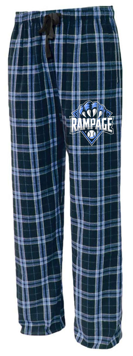 NJR NAVY PLAID PAJAMA PANTS
