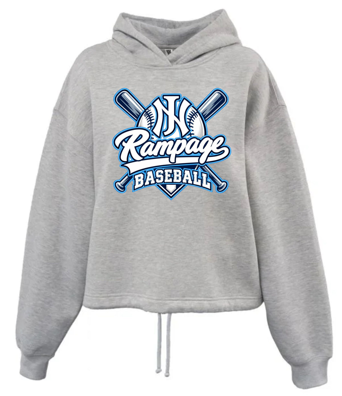 NJR HEATHER GREY LADIES SPORT HOODIE