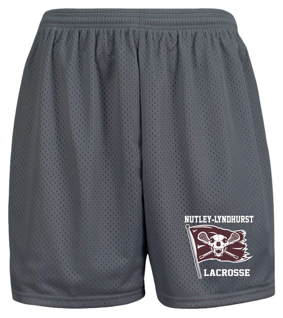 GRAPHITE FLAG MESH SHORTS