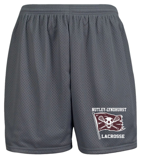 GRAPHITE FLAG MESH SHORTS