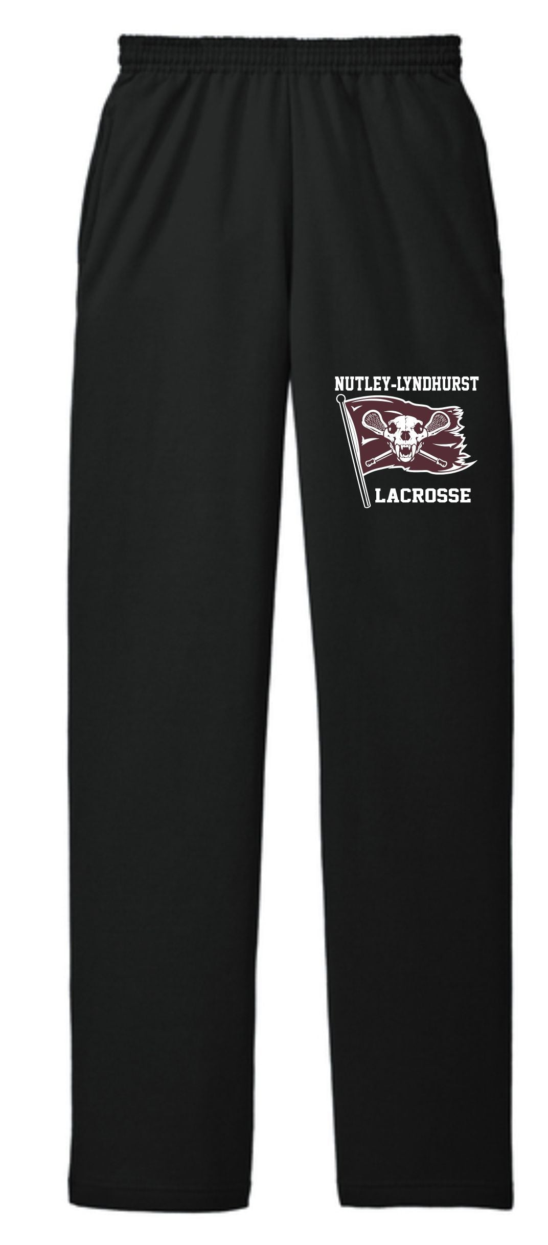 BLACK FLAG OPEN BOTTOM SWEATPANTS