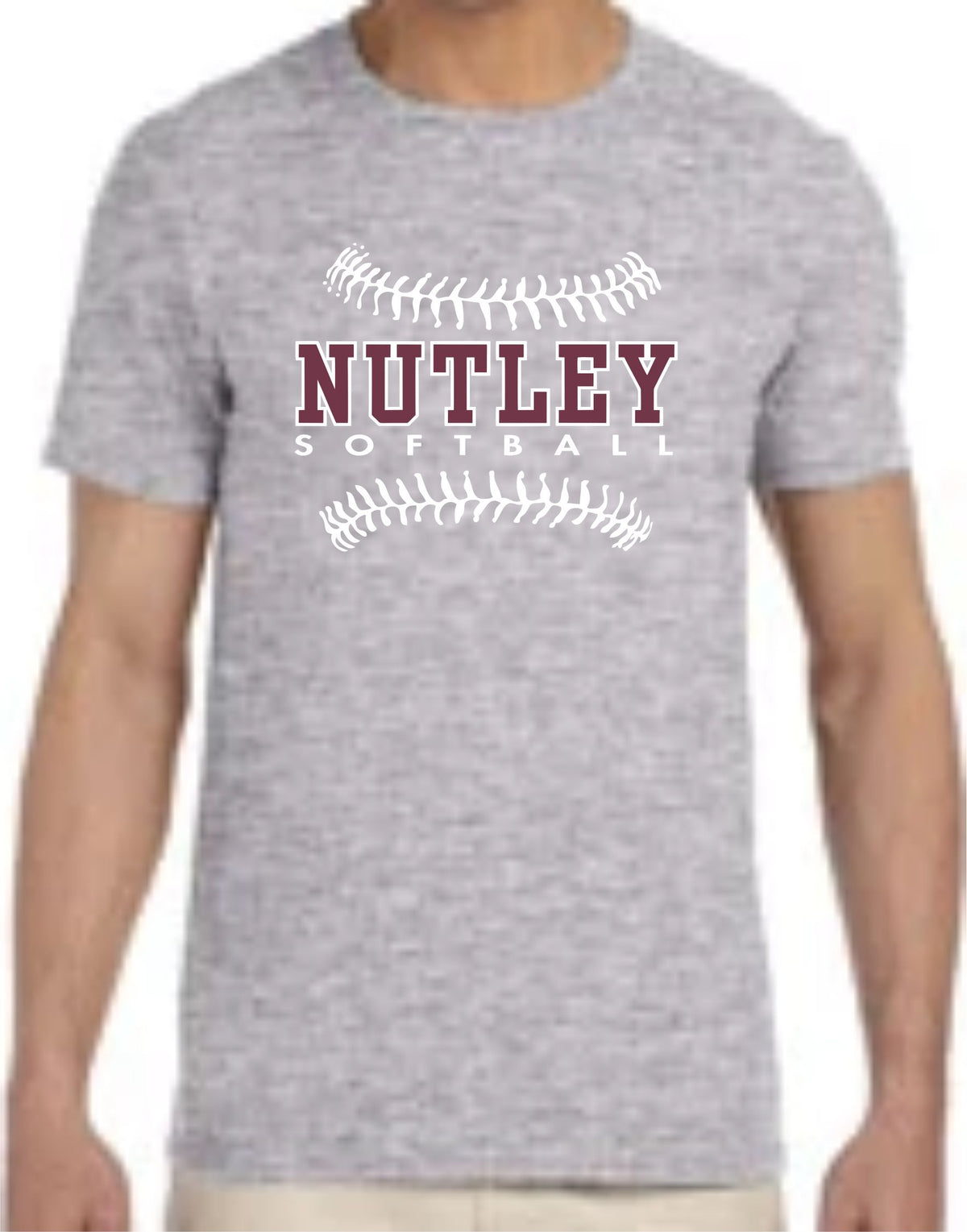 NRS HEATHER GREY PRE-SHRUNK COTTON TEE