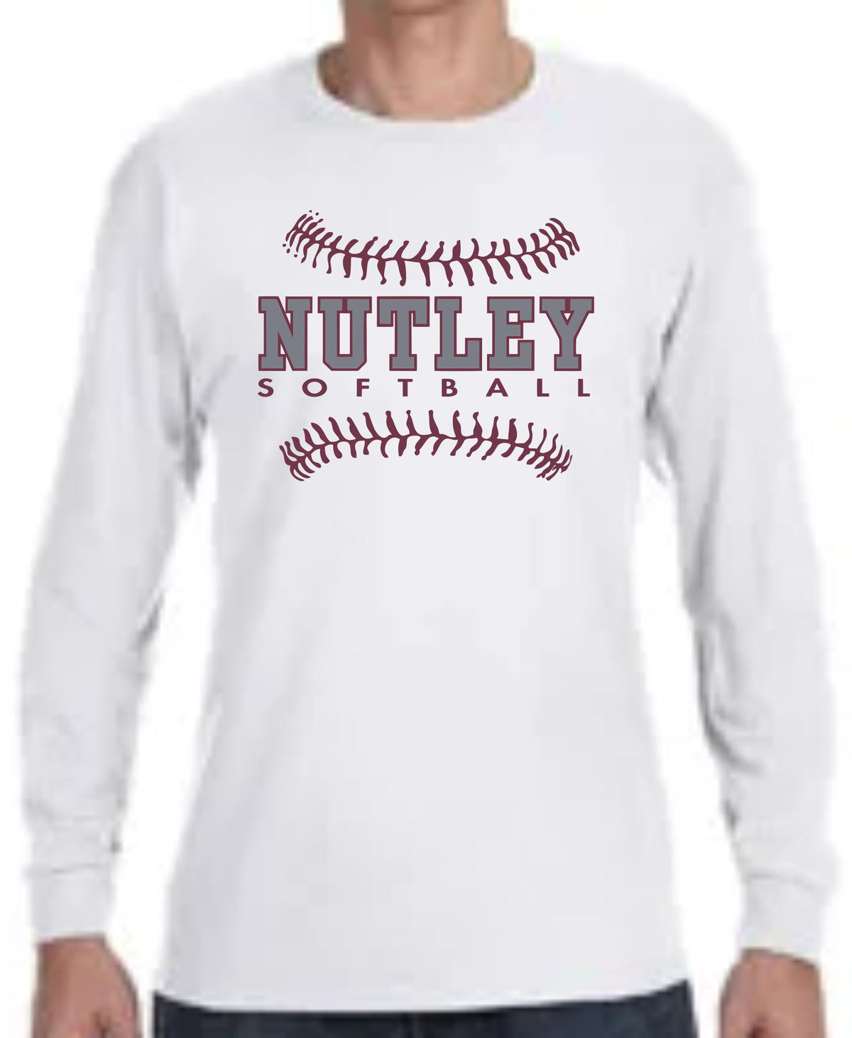 NRS WHITE PRE-SHRUNK COTTON LONG SLEEVE TEE