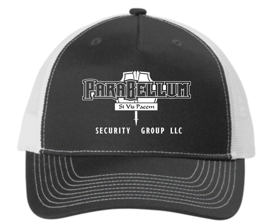 PSG GREY TRUCKER MESH SNAPBACK HAT