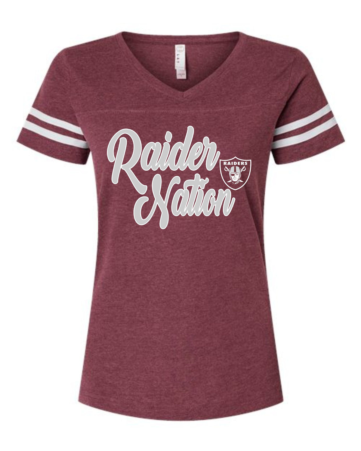 NRG VINTAGE MAROON LADIES SILVER SHIMMER JERSEY