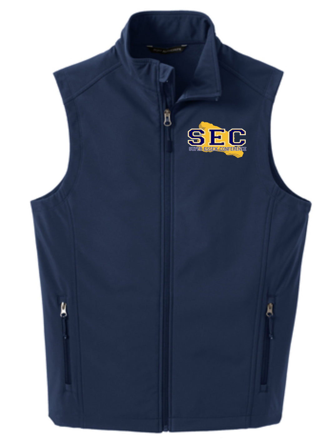 SEC PORT AUTHORITY SOFT SHELL VEST EMBROIDERED