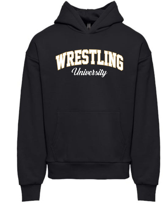 BLACK ADULT HOODIE SCRIPT LOGO