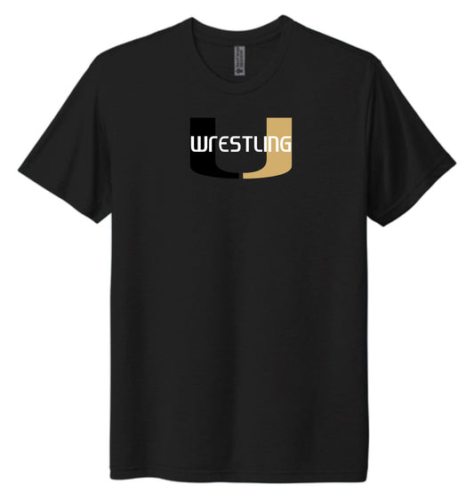 BLACK TRIBLEND TEE U LOGO