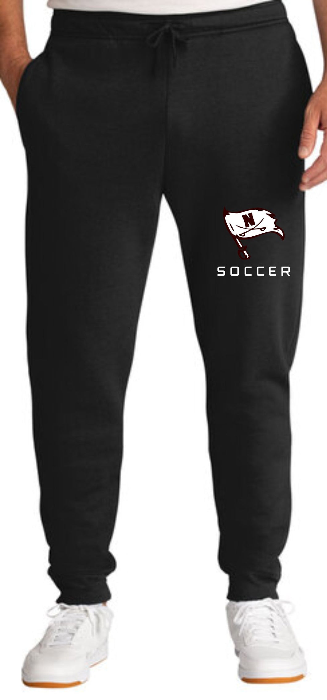 NHSS BLACK 50/50 JOGGERS