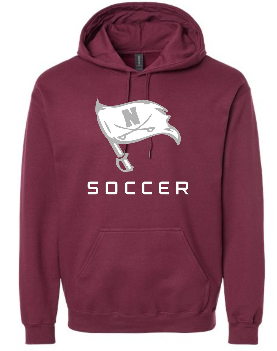 NHSS MAROON 50/50 FLEECE HOODIE