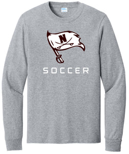 NHSS HEATHER GREY COTTON LONG SLEEVE