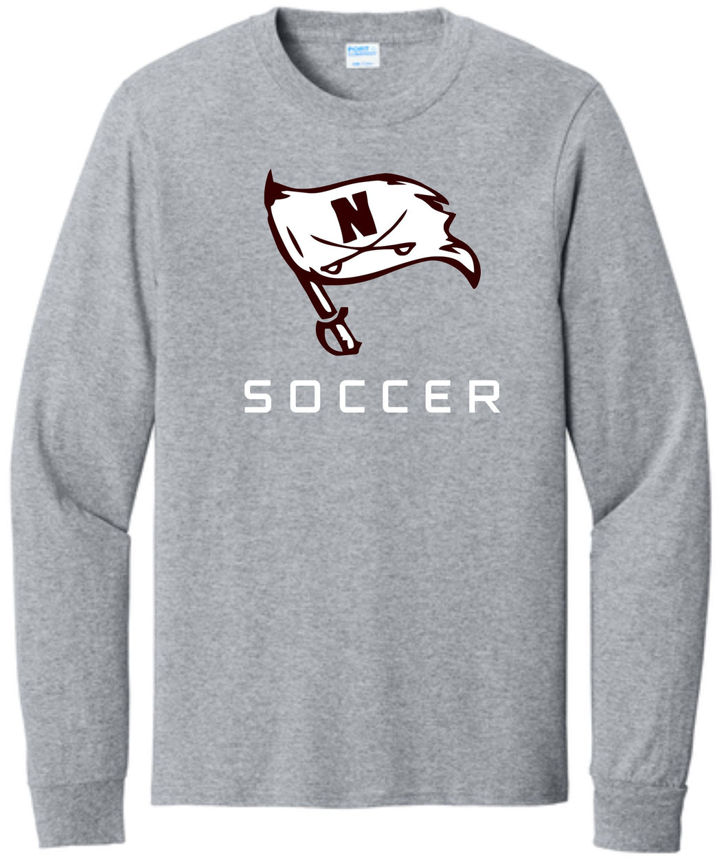 NHSS HEATHER GREY COTTON LONG SLEEVE